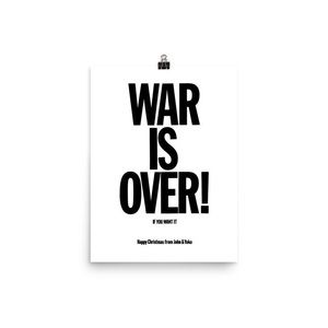 War Is Over, John Lennon & Yoko Ono Poster Print